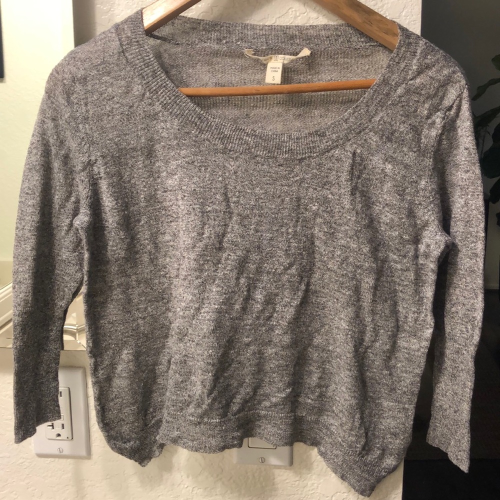 Knitted Sweater Crop Top